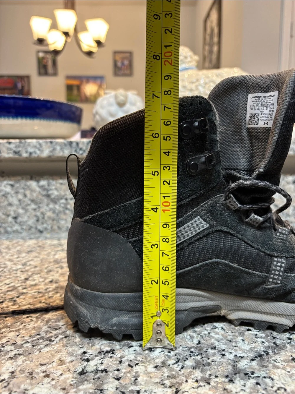 Under Armour Black Women's All-Terrain Waterproof Hiking Boots